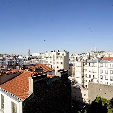 アパート Bright Apt With View & Balcony Near Montmartre *